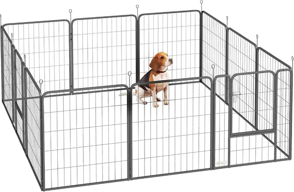 Hundeauslauf, Hundeauslauf mit 12 Paneelen, modular und…