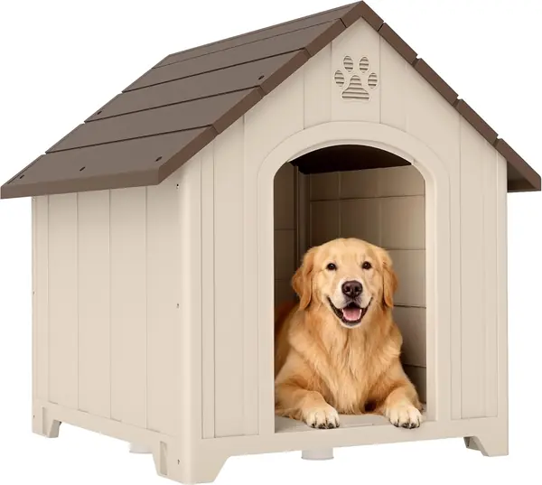 Hundehütte Wetterfestes Hundehaus für Große Hunde…