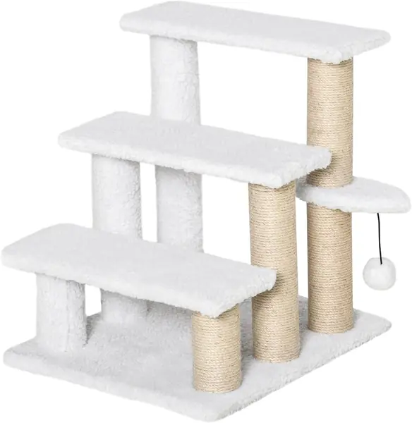 Katzentreppe 3 Stufen Tiertreppe Treppe für Katze mit…