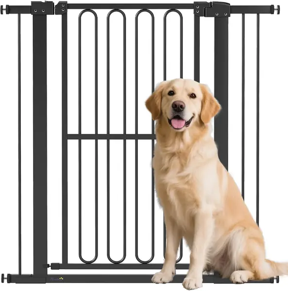 Treppenschutzgitter 104cm ohne Bohren 76-104 cm für Hunde…
